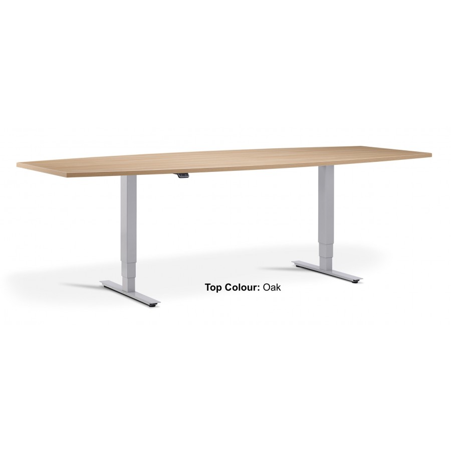 Advance 2400 Barrel Height Adjustable Meeting Table